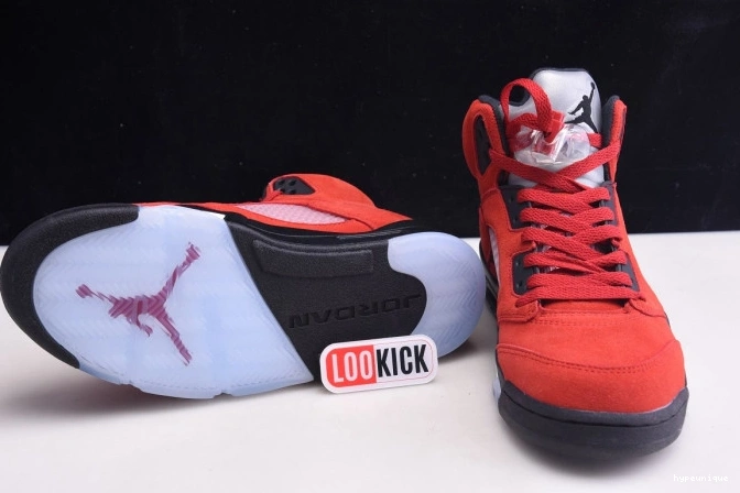 HYPE Raging DD0587-600 Retro Jordan Bulls 5 (2021) Red 0813